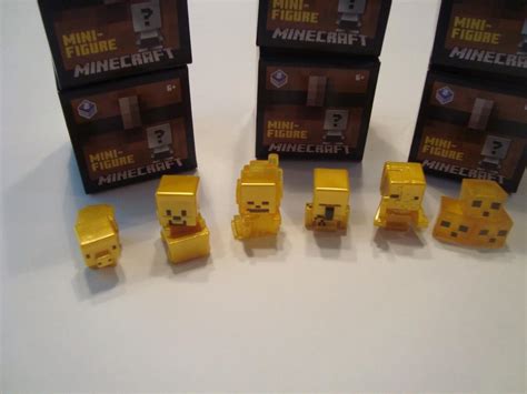 MINECRAFT Chest Series 2 GOLD Figures 6 NEW | #1864161444