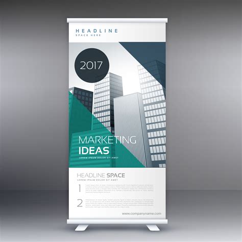 modern roll up stand banner template - Download Free Vector Art, Stock ...