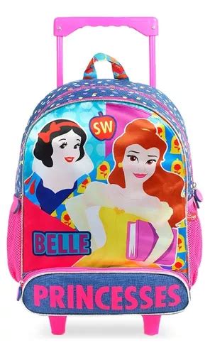 Morral Bolso Escolar Grande Ruedas Para Ni A Princesas Capi Mercadolibre