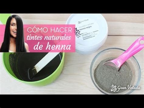 Tinte Natural De Henna Para El Pelo YouTube