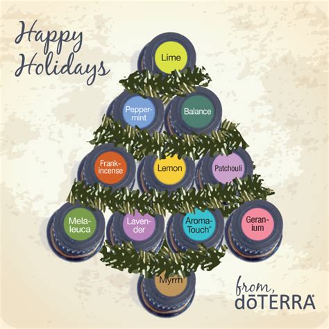 Merry Christmas And Happy Holidays From Doterra Healthy Essential Oils