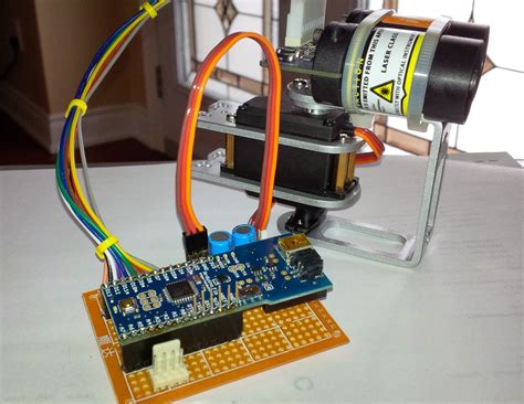 Arduino-Pi Ramblings: Prototype of OSLRF01 Arduino Scanning LIDAR (Under $150)