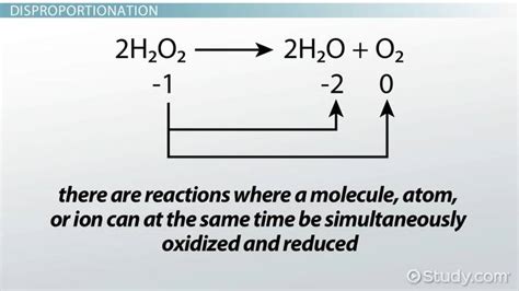 Disproportionation Reaction | Definition & Examples - Lesson | Study.com