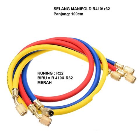 Jual Selang Manifold R410a R32 Per 1 Pcs P 100cm Kota Tangerang