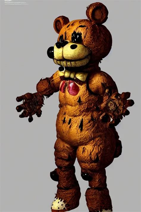 Freddy Fazbear Pizzaria Ultra Realistic Dark And Stable Diffusion