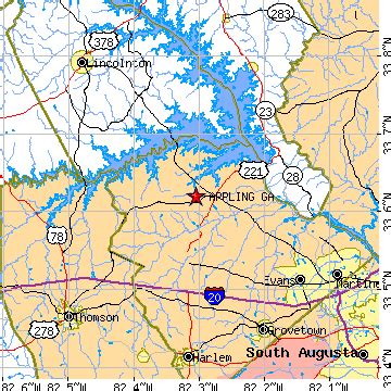 Appling, Georgia (GA) ~ population data, races, housing & economy