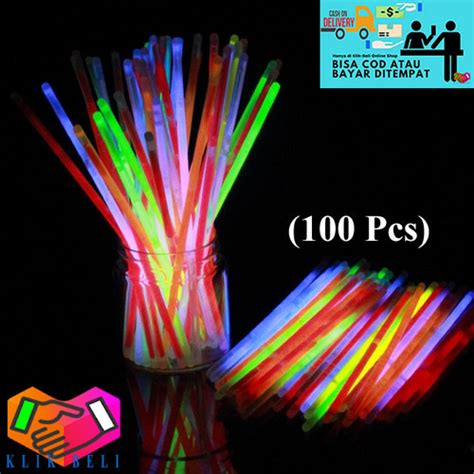 Jual Glow Stick Tabung Isi Pcs Gelang Pesta Stik Fosfor In The Dark