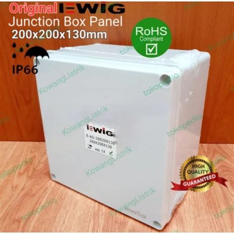 Jual Junction Box 200x200x130 Box Panel Plastik ABS EWIG Polos IP66