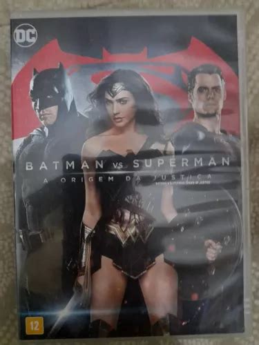 Dvd Batman Vs Superman A Origem Da Justiça Novo MercadoLivre