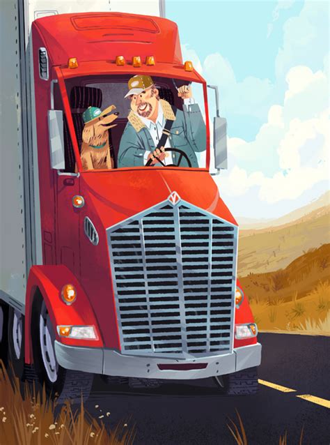 Modern Dog Trucker Behance