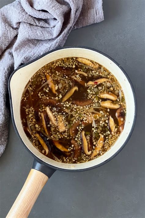 Easy Bok Choy Soup With Shiitake Mushrooms And Rice Noodles