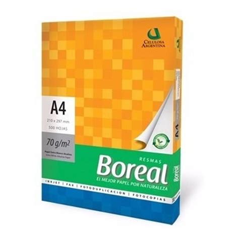 RESMA BOREAL A4 70 GR PQX500 Papelera Cumbre Productos Para