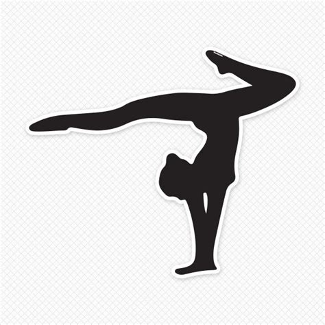 Free Gymnastics Silhouette Cliparts, Download Free Gymnastics ...