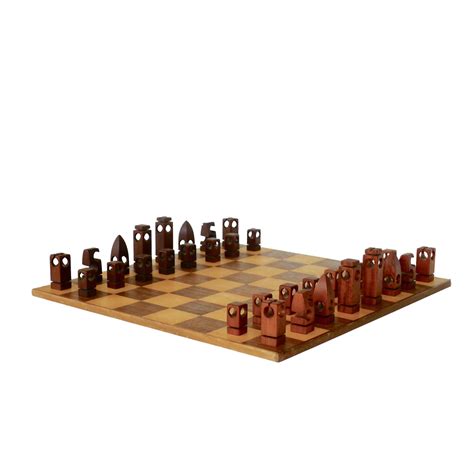 Mid Century Modern Chess Set Szmzaer