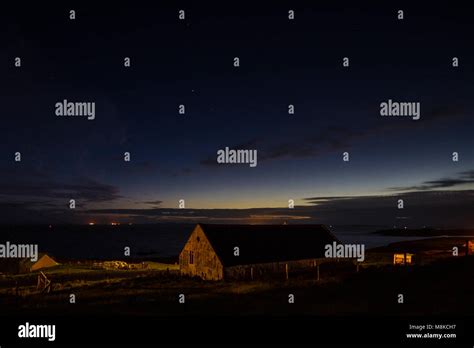 Dusk And The First Stars Looking South From The Strond Isle Of Harris