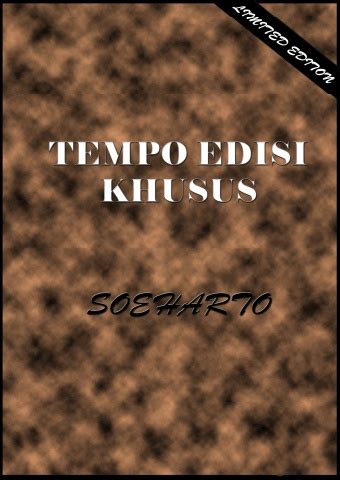 Tempo Edisi Khusus Soeharto