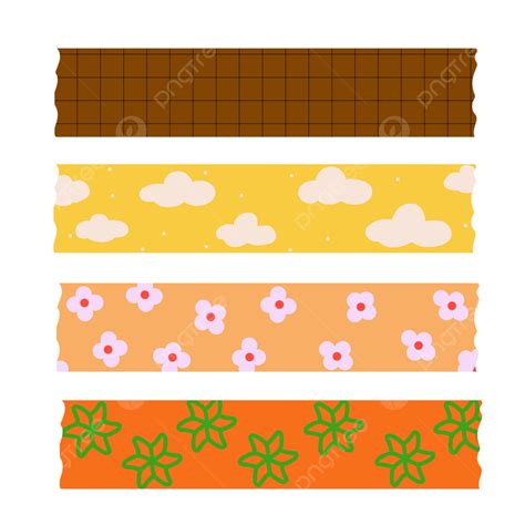 Washi Tapes PNG Transparent, Washi Tape, Tape, Cute, Washi Tapes ...