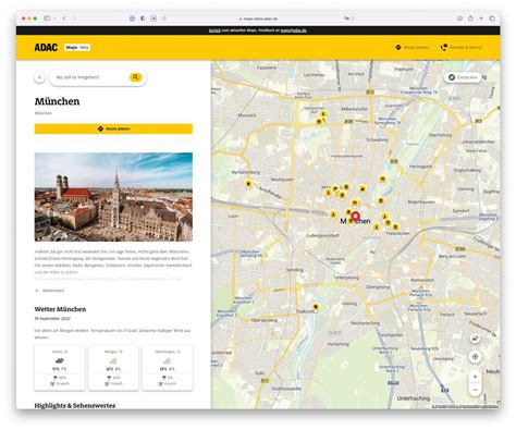 Routenplaner und Reiseführer in einem ADAC Maps jetzt neu mit