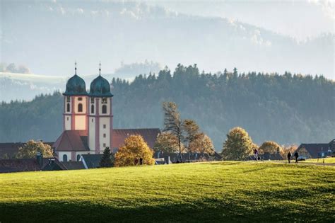 Premium Photo The Double Steeples Of The Monastery Church Of St