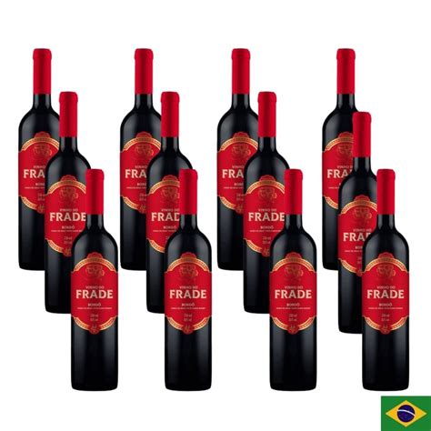 Caixa 12 Vinhos Do Frade Bordo Suave 750 Ml Shopee Brasil