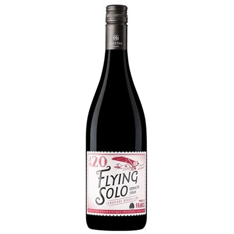 Flying Solo Rouge Domaine Gayda Pays D Oc