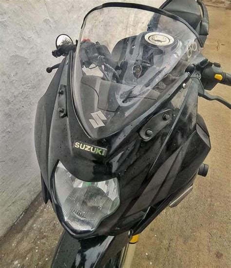 Gixxer V1 Gixxer SF V1 Corsa Windshield Water Color Black Smoky Visor