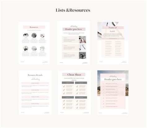 Canva Lead Magnet Template Canva Ebook Templates Workbook Etsy