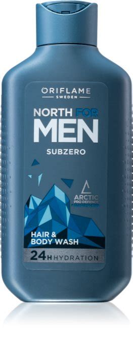 Oriflame North For Men Subzero Shampoo And Shower Gel In For Men