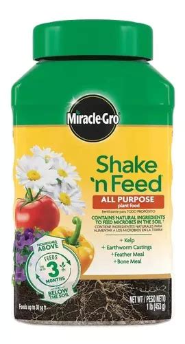 Miracle Gro Fertilizante Vegetal De Liberaci N Continua Lb