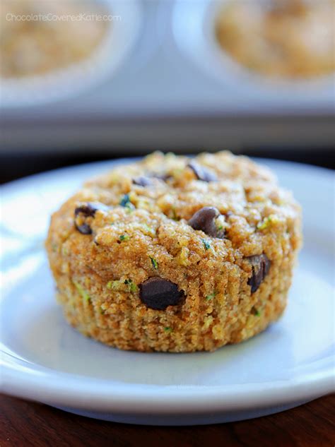 Chocolate Chip Zucchini Muffins Deliciously Healthy