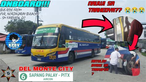 Onboard Bus Ride Del Monte City A Daewoo Bs Sr Nauwi Sa