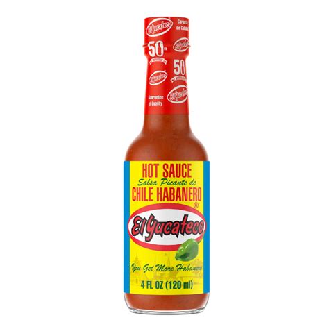 Hot Sauce Chile Red Habanero El Yucateco 120 Ml Youmame