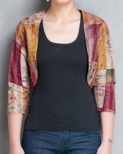 Kantha Silk Shrug By Simply Kitsch The Secret Label