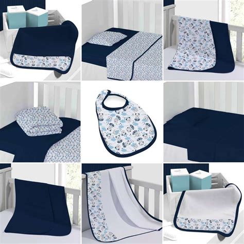 Kit Enxoval Bebe Completo 20 Peças Conforto de Bebê Ursinho Azul