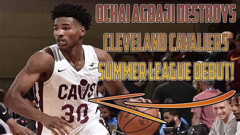 Ochai Agbaji Destroys First Summer League Game For The Cleveland