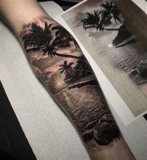 Pin By Mariela Alvarez On Mis Pines Guardados Beach Tattoo Sleeve