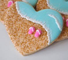 Fresh Cut Flours Beach Themed Cookies