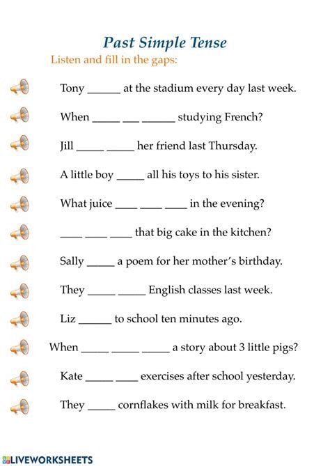 Simple Past Tense Add Ed English Esl Worksheets For Easy English