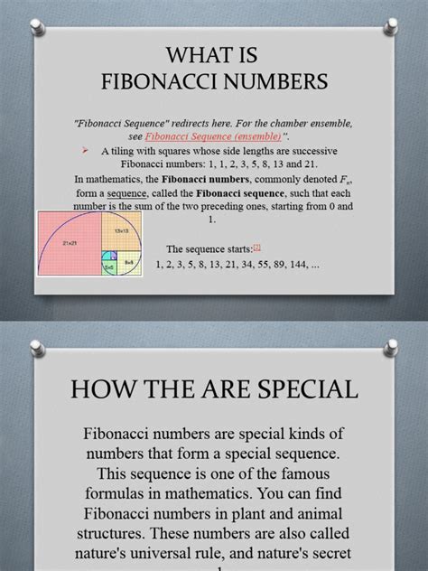 Fibonacci Numbers | PDF | Mathematics | Elementary Mathematics