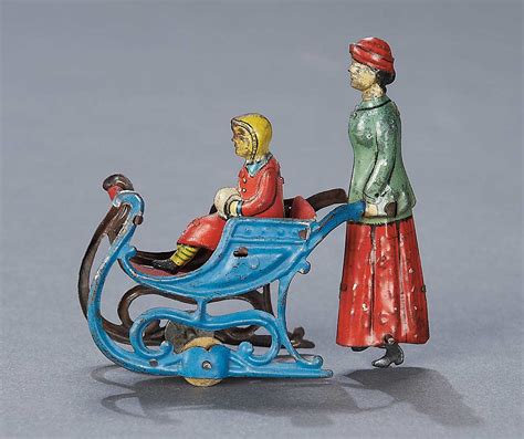 German Painted Tin Penny Toy