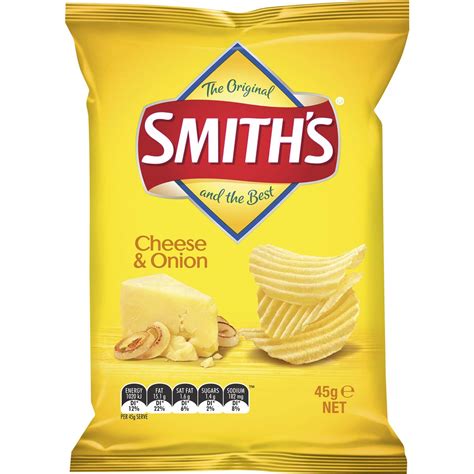 Smiths Cheese Onion Chips G Brentcorp Foodservice Bulk Barn