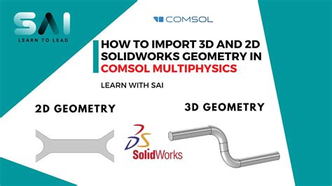 COMSOL Tutorial 07 How To Import Geometry 3D And 2D In COMSOL From