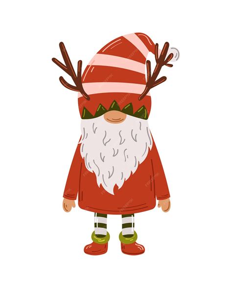 Premium Vector Christmas Gnome Icon Vector Illustration Isolated On