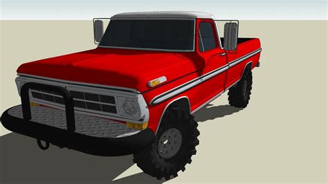 1972 Ford F100 4x4 3d Warehouse