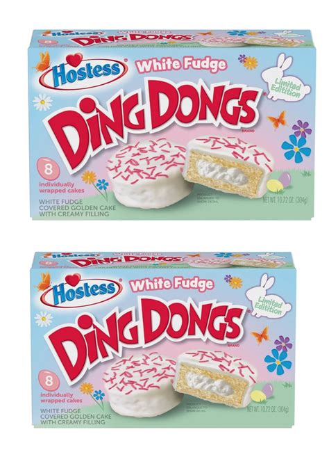 Hostess Limited Edition Ding Dong White Fudge Easter Happiness In Every Bite 2