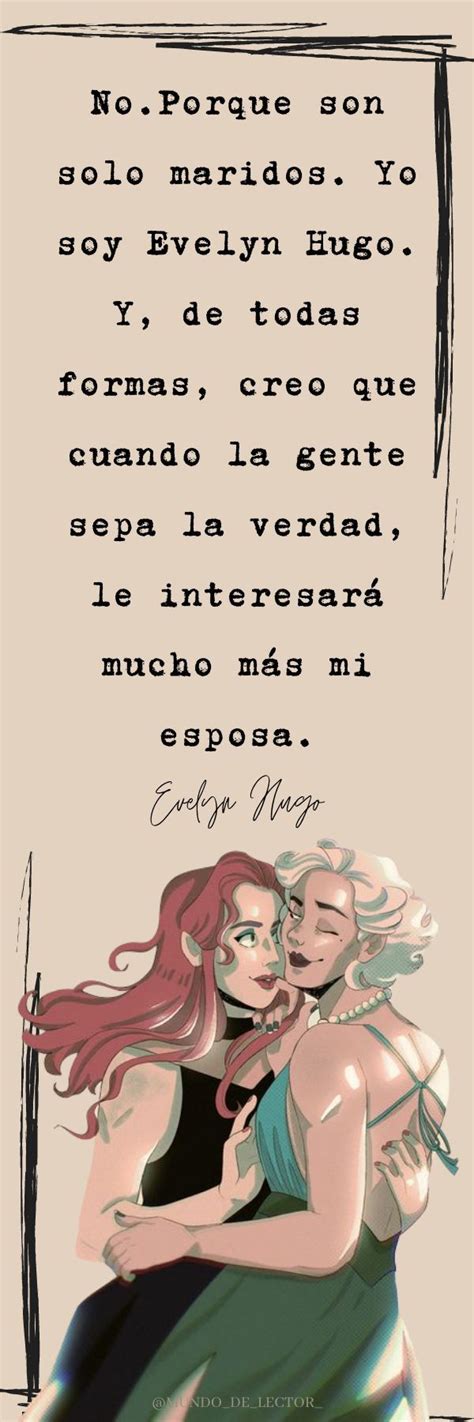 Bookmark Los Siete Maridos De Evelyn Hugo P Steres De Libros Libros