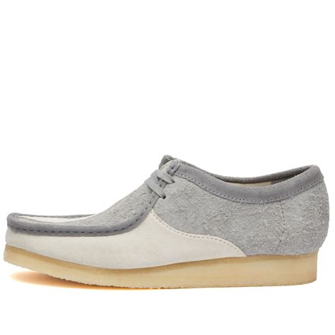 Clarks Originals Wallabee Grey And Off White End Us