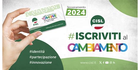 Al Via Tesseramento 2024 Focus CISL Area Metropolitana Bologna