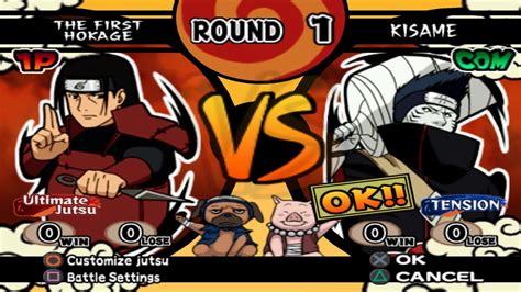 1º Hokage Vs Kisame Insane Naruto Shippuden Ultimate Ninja 4 Youtube