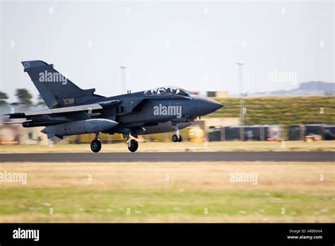 Raf Tornado Gr Squadron Take Off Afterburner Stock Photo Alamy